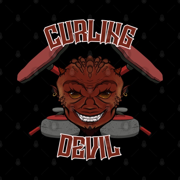 Curling Devil by RampArt