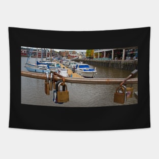 Bristol Bridge Padlocks Tapestry