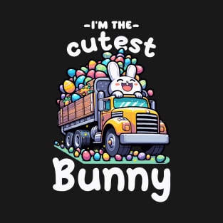 I'm The Cutest Bunny I Easter Bunny Egg Hunting T-Shirt