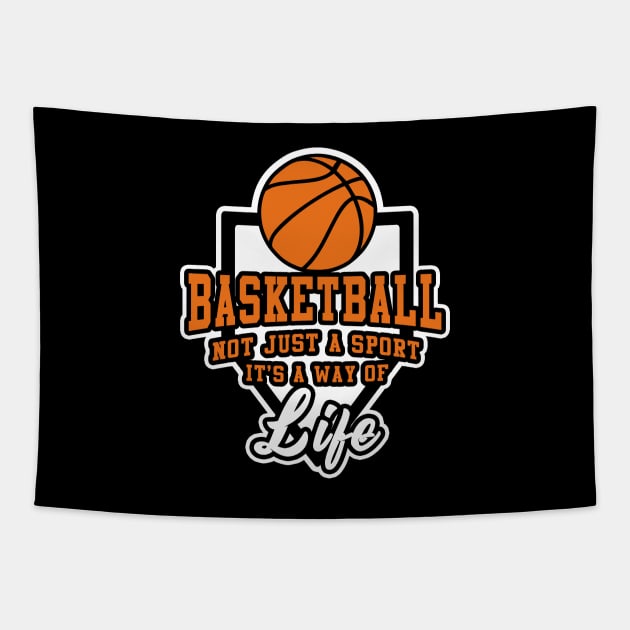 Basketball Basketball Coach Ball Sports Dunking Gift Tapestry by Ric89