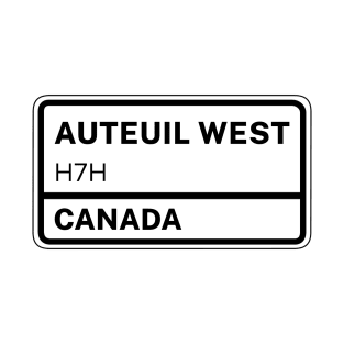 Auteuil West	H7H Zip Code T-Shirt