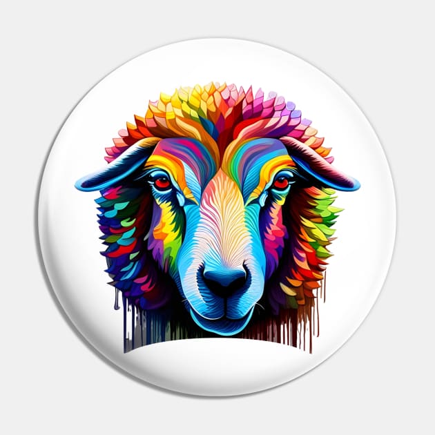 sheep Pin by mdr design