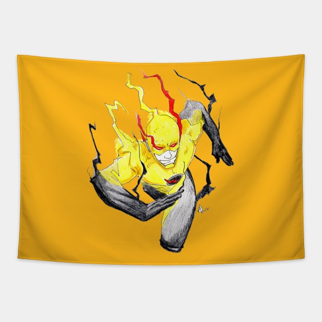 Reverse Flash Tapestry by Aarondockery2112