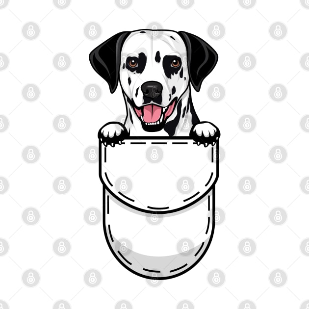 Funny Dalmatian Pocket Dog by Pet My Dog