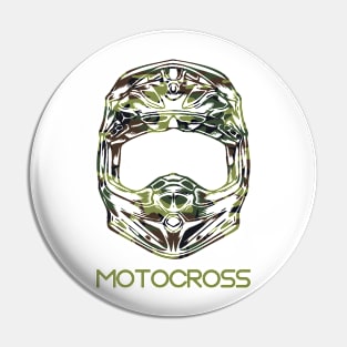 Motocross Camo Dirt Bike Helmet Dirt Bike Rider Pin