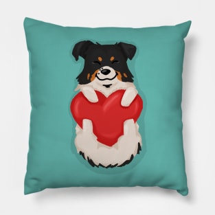 Corgi Mix / Borgi Love Pillow