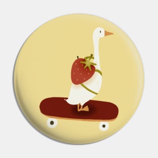 Cottagecore goose Pin