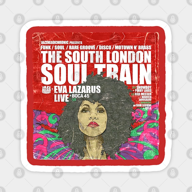 POSTER TOUR - SOUL TRAIN THE SOUTH LONDON 39 Magnet by Promags99