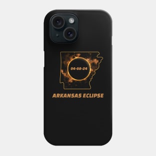 Total Solar Eclipse 2024 Arkansas Phone Case