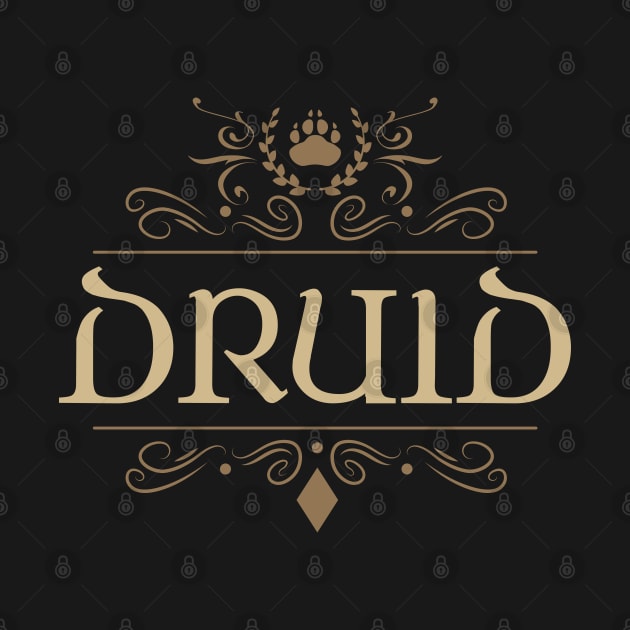 Druid Character Class Tabletop RPG by dungeonarsenal