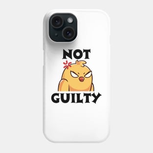 not guilty chicken Phone Case