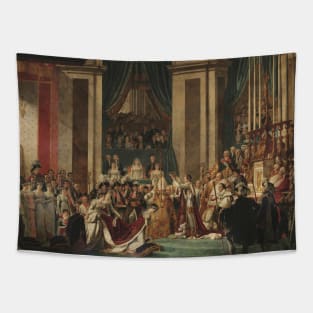 Coronation of Emperor Napoleon I and Coronation of the Empress Josephine in Notre-Dame de Paris, December 2, 1804 by Jacques-Louis David and Georges Rouget Tapestry