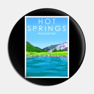 Hot Springs Pin