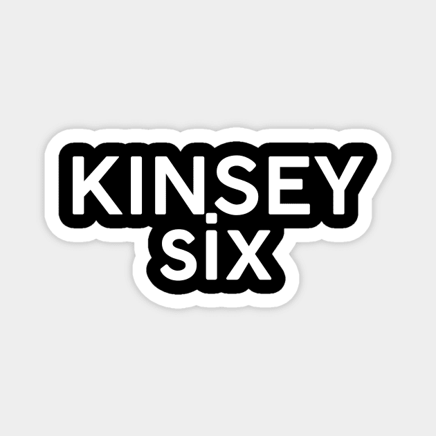 Kinsey Six Magnet by TheGentlemanPeacock