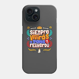 dia de los muertos Phone Case