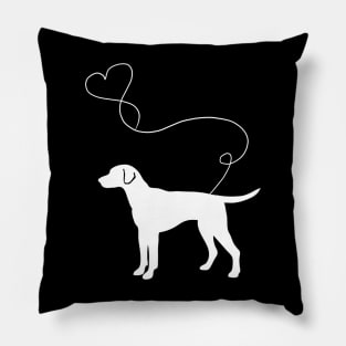 dog cute vizsla heart Pillow