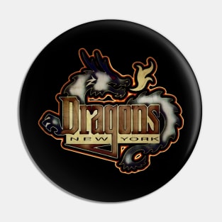 New York Dragons Football Pin