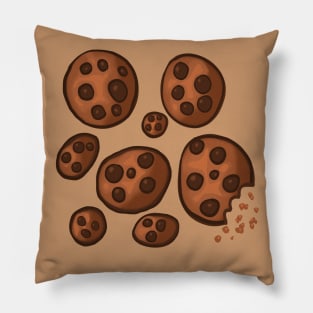 A Bunch of Cookies One Eaten Pillow