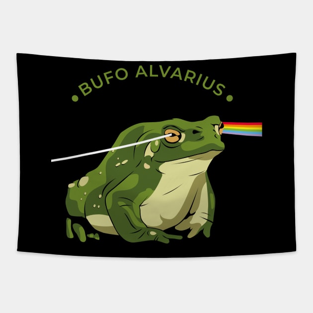 Bufo Alvarius Tapestry by difrats