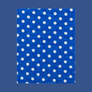 Polka Dots Blue Background T-Shirt