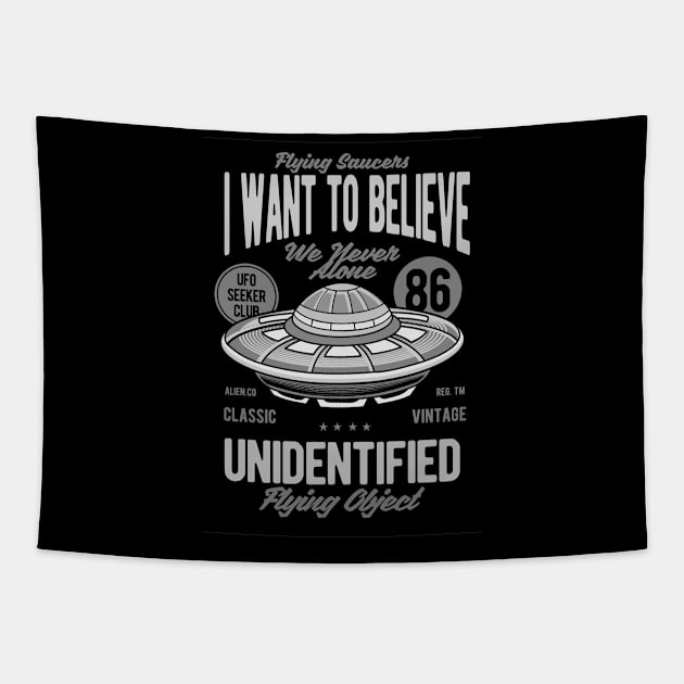 UFO Tapestry by Hudkins