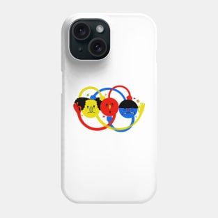 Color Wheel Stooges Phone Case