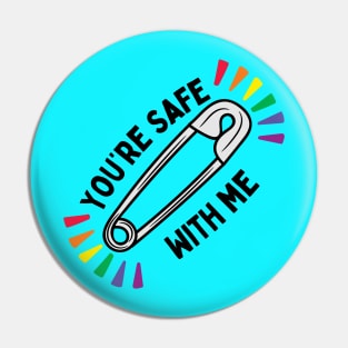 Safe With Me Pin