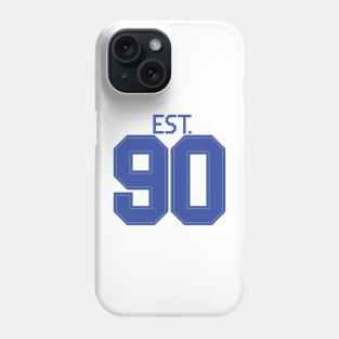 Est. 90 blue Phone Case