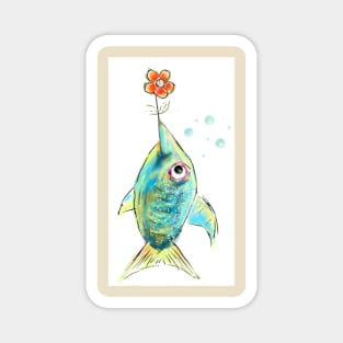 romantic fish Magnet