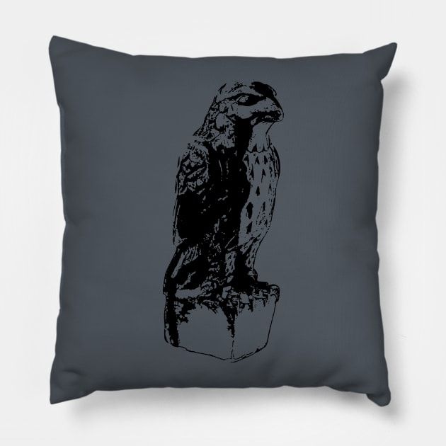 Maltese Statuette Pillow by Jetfire852