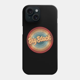 Big Black Vintage Circle Phone Case