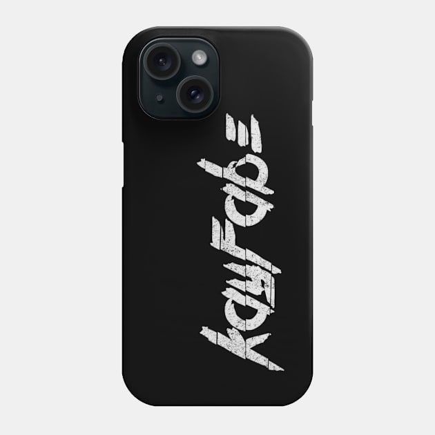 kayfabe (light gritty) (Pro Wrestling) Phone Case by wls