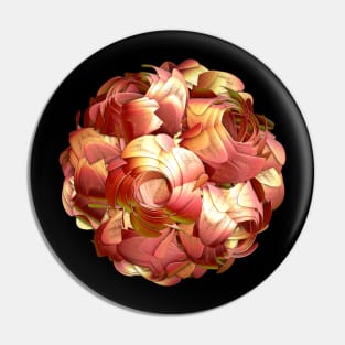 Ball of Pink Petals Pin