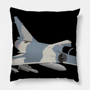 Mirage French Jet Fighter Pillow