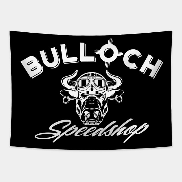 Bulloch Speed Shop Logo Tapestry by Bulloch Speed Shop