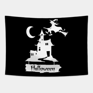 Pumpkin Halloween Witch Party Costume Gift Tapestry