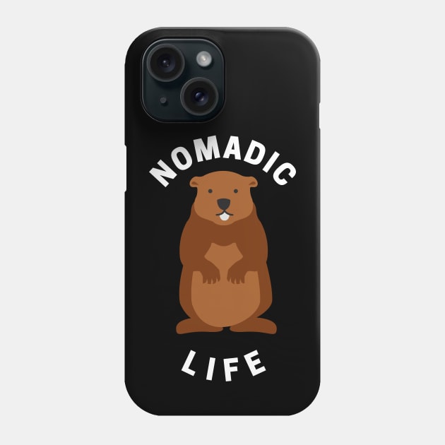 Groundhog Day Nomadic Life Phone Case by Rechtop