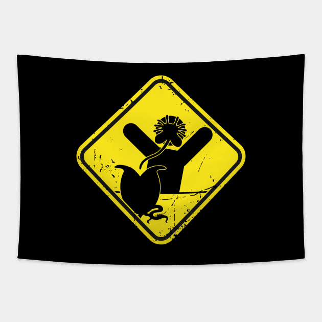 Hugging Hazard Tapestry by CCDesign