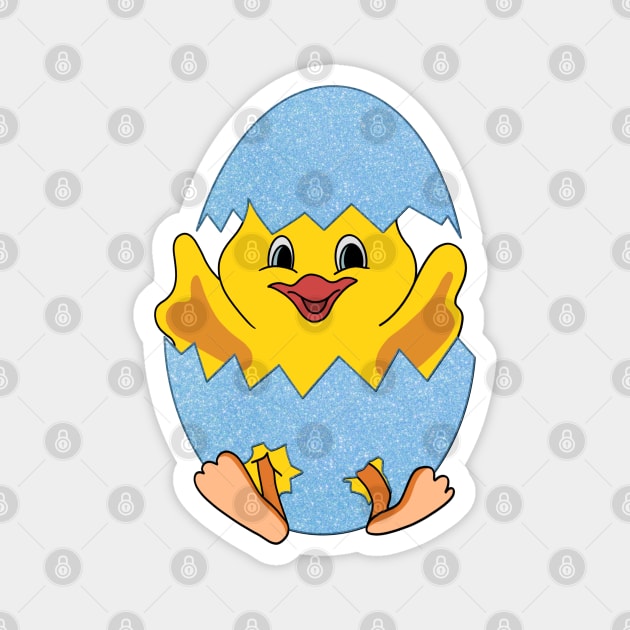 Baby chick Easter, Easter egg, kids Easter, cute chick, face mask for kids, my first Easter Magnet by PrimeStore