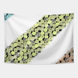 Colorful watercolor floral pattern art Tapestry