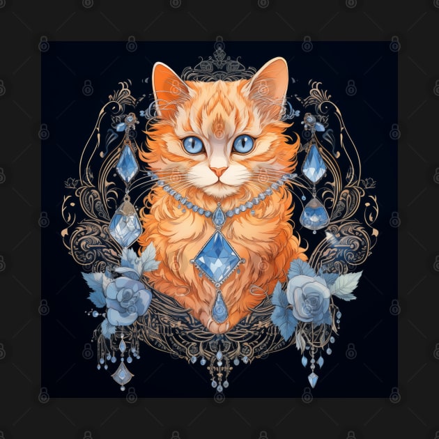 Jewelled Orange British Shorthair by Enchanted Reverie