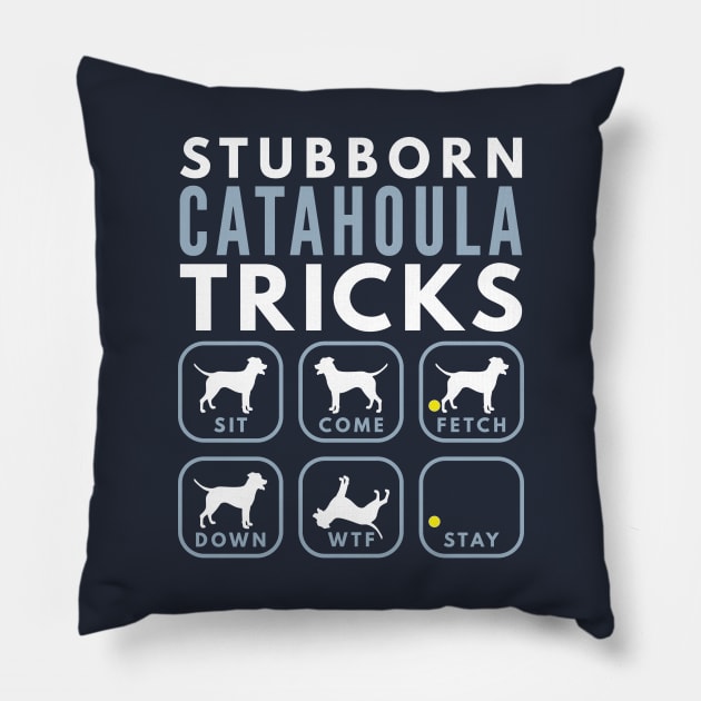 Stubborn Leopard Dog Tricks - Dog Training Pillow by DoggyStyles