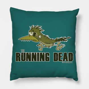 Running Dead Zombie Roadrunner Pillow