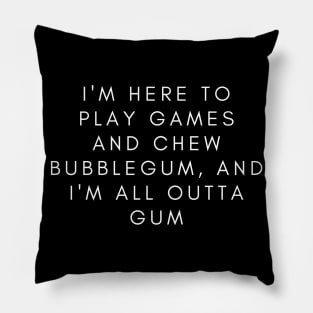 Gaming design Funny Gamer Pillow