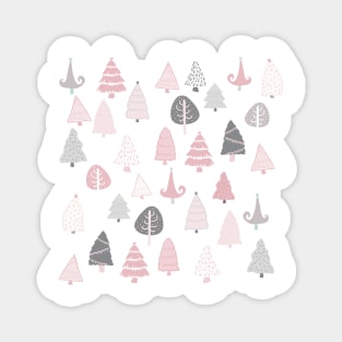 Pink Trees Magnet