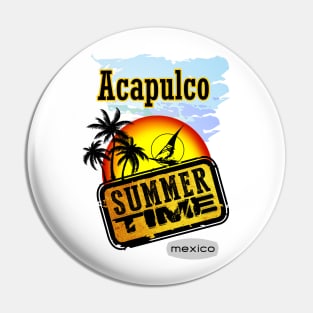 Acapulco, Summer Pin