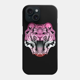 illustrated TIGER PRIDE series - (lipstick lesbian flag pride) Phone Case