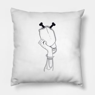 Black & white Elegant Art 7 Pillow