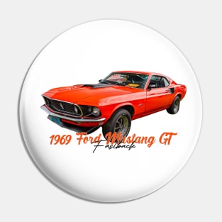 1969 Ford Mustang GT Fastback Pin