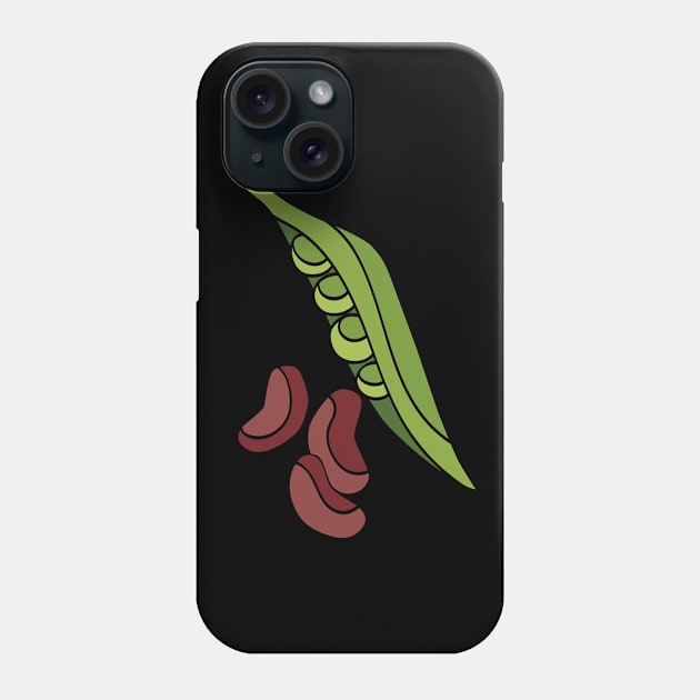 Beans - Stylized Food Phone Case by M.P. Lenz